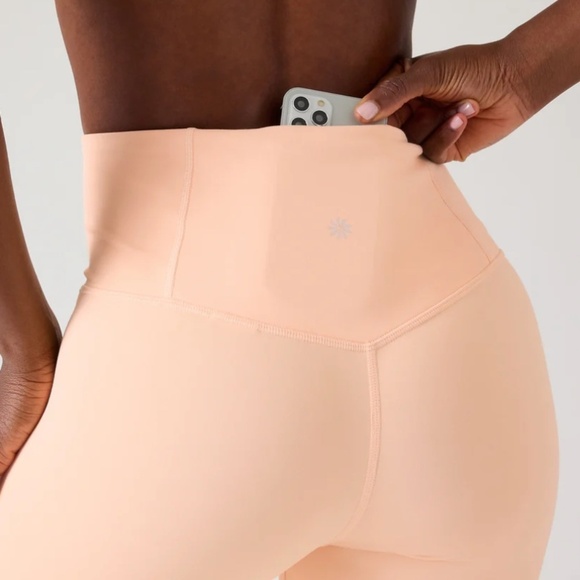 Athleta Ultra High Rise Elation 7/8 Tight Carnation Peach - Size Small - Picture 2 of 12